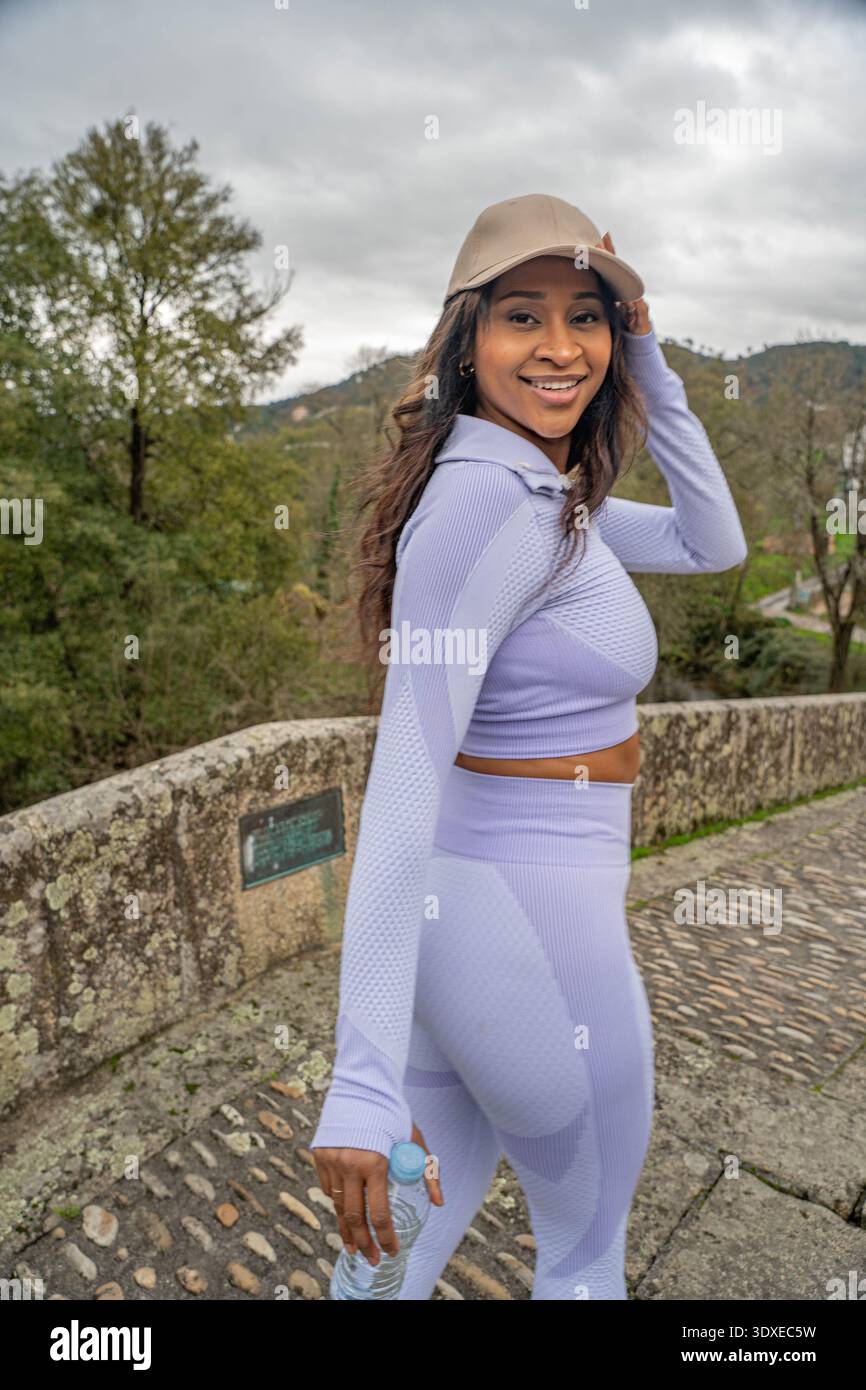 Mujer deporte aire libre Stock Photo