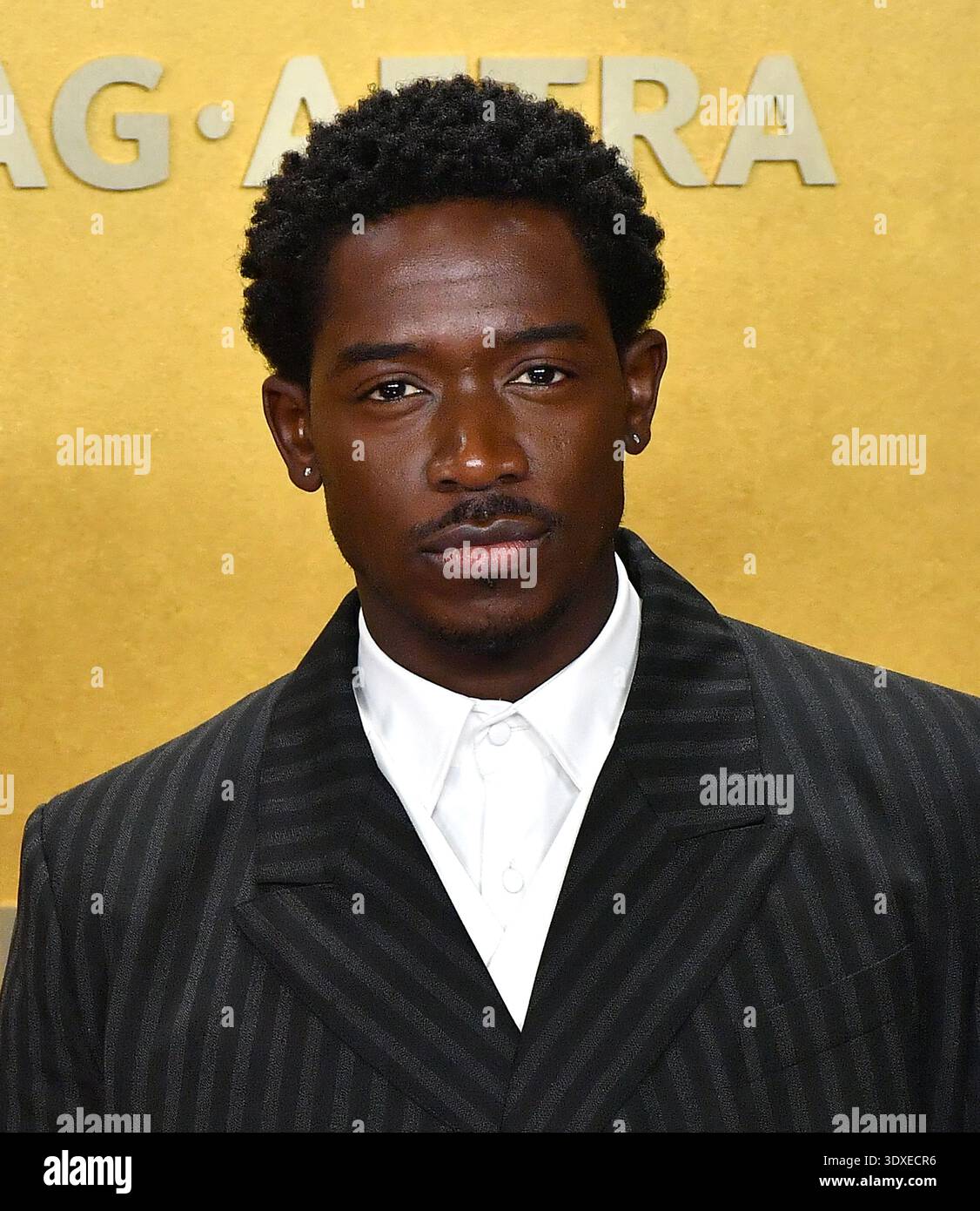 Damson Idris attends the 32nd Annual Actor Awards at Shrine Auditorium ...