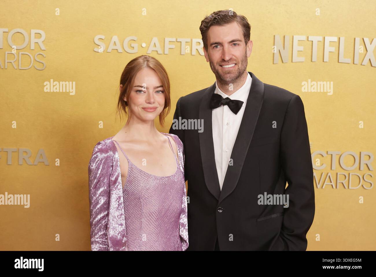Emma Stone and Dave McCary attend the 32nd Annual Actor Awards at ...