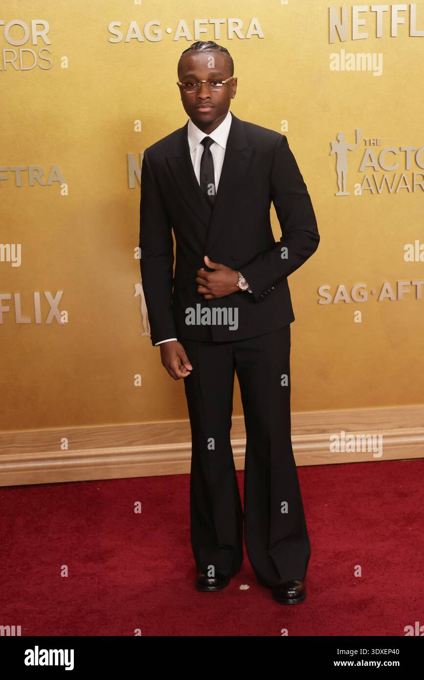 Los Angeles, USA. 02nd Mar, 2026. Miles Caton attends the 32nd Annual