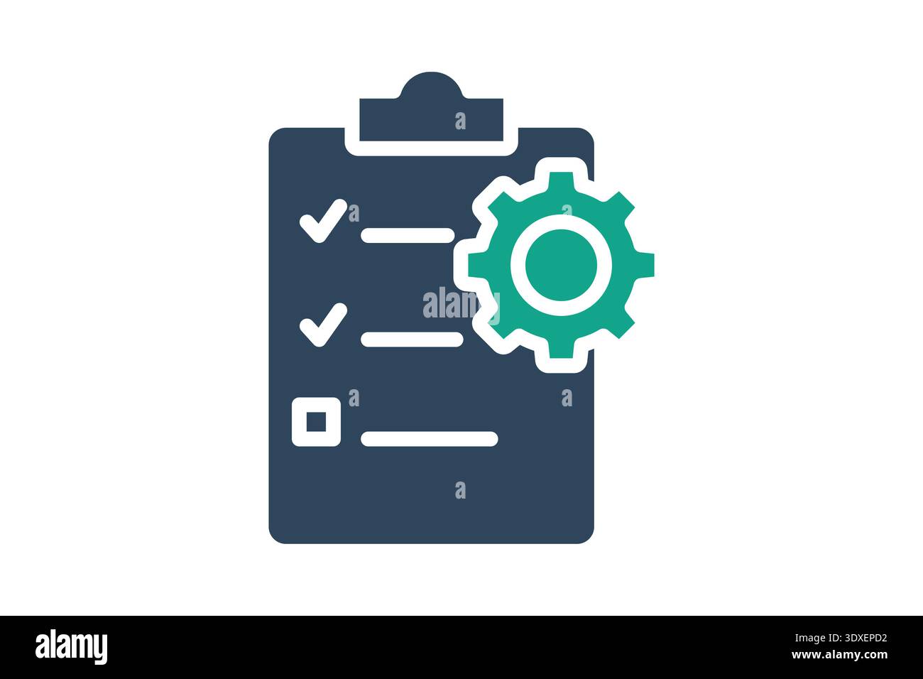 Planning solid icon. Line icon Icon related to schedule. success elements vector illustration Stock Vector