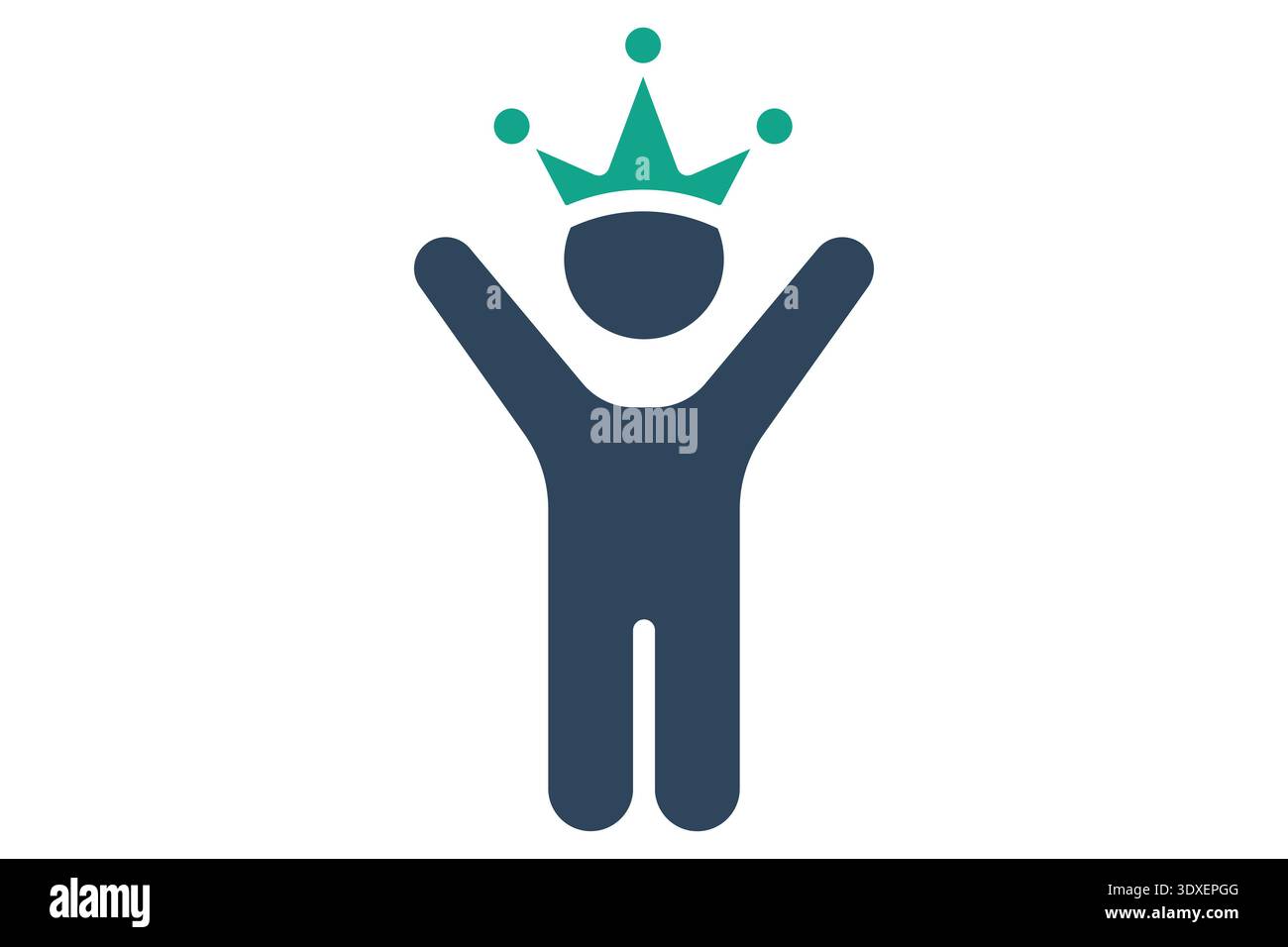 Crown solid icon. Icon related to luxury. success elements vector illustration Stock Vector