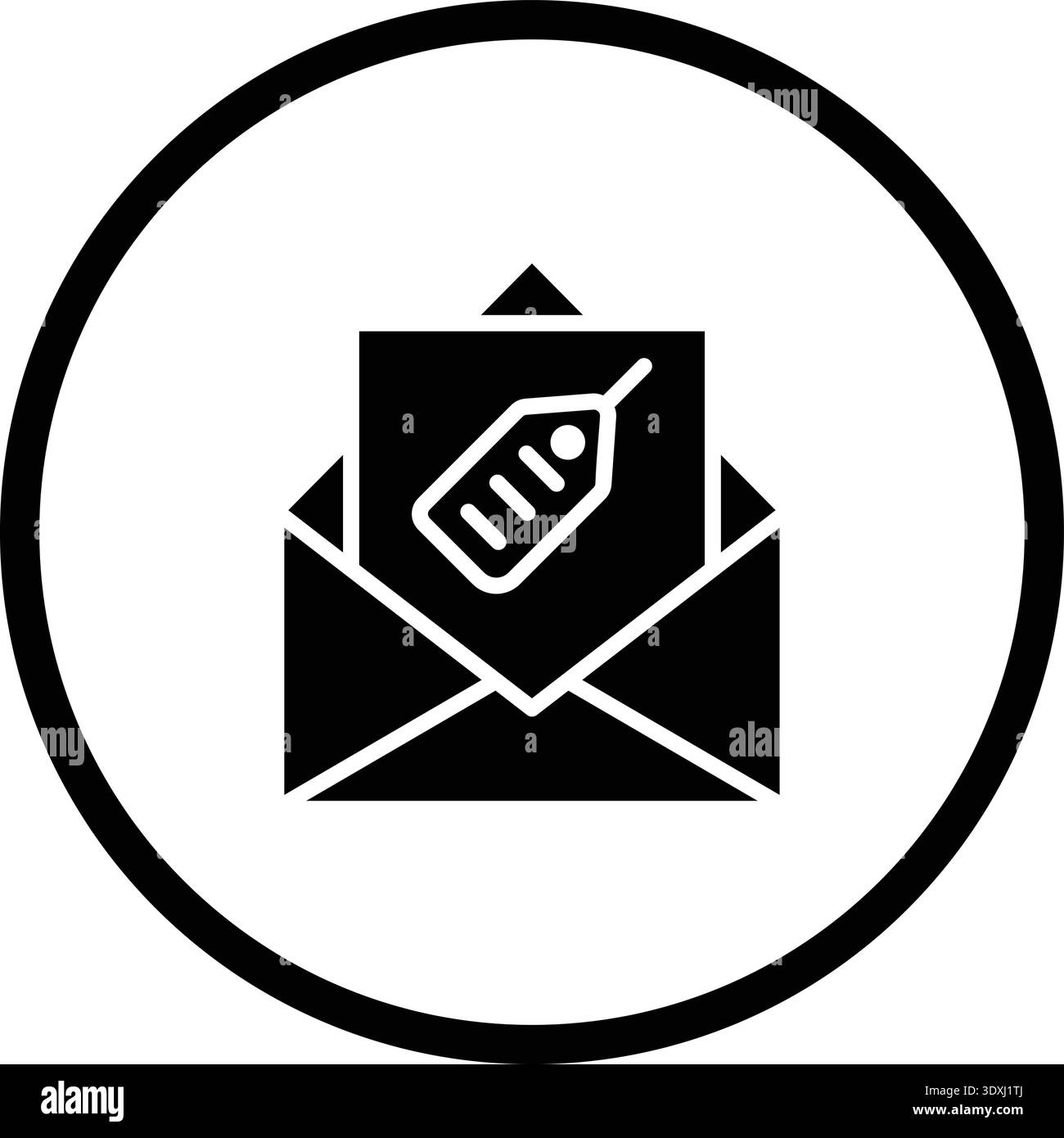 Tagged Vector Icon Design Illustration Stock Vector