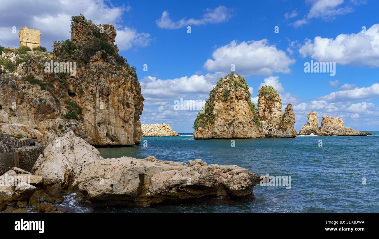 An unforgettable panoramic travel photograph showcasing the most iconic ...