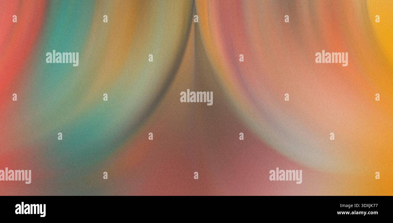 Abstract multicolored blend with soft blurred lines creating a smooth and flowing gradient effect Stock Photo
