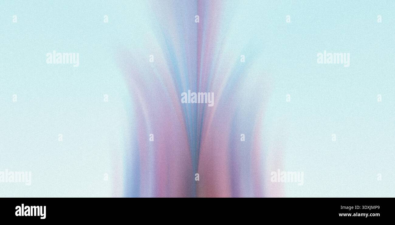 Abstract light blue and pink vertical blur with soft gradient effect creating a dreamy atmosphere look Stock Photo