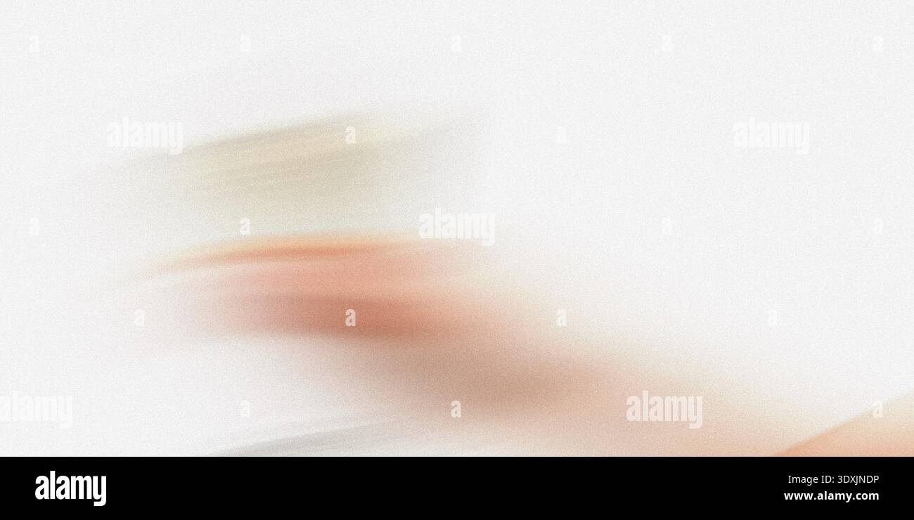 Abstract blurry image featuring a blend of soft colors with a dominant white background element present Stock Photo