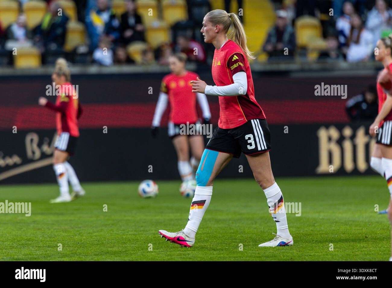 Camilla Rudolf 03.03.2026, Rudolf-Harbig-Stadium, Dresden, GER, UEFA qualification for ...