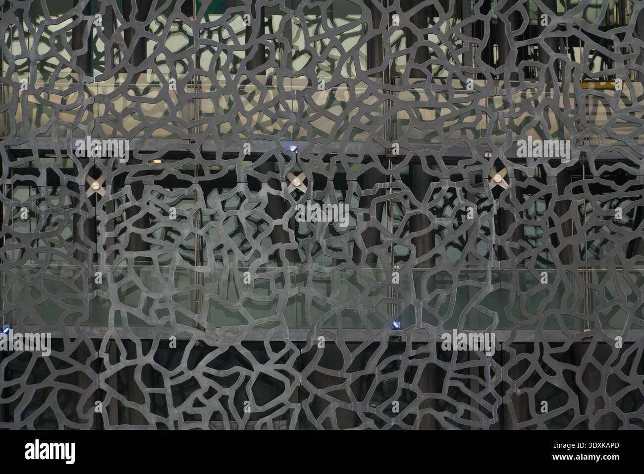 Modern facade with lace pattern hi-res stock photography and images - Alamy