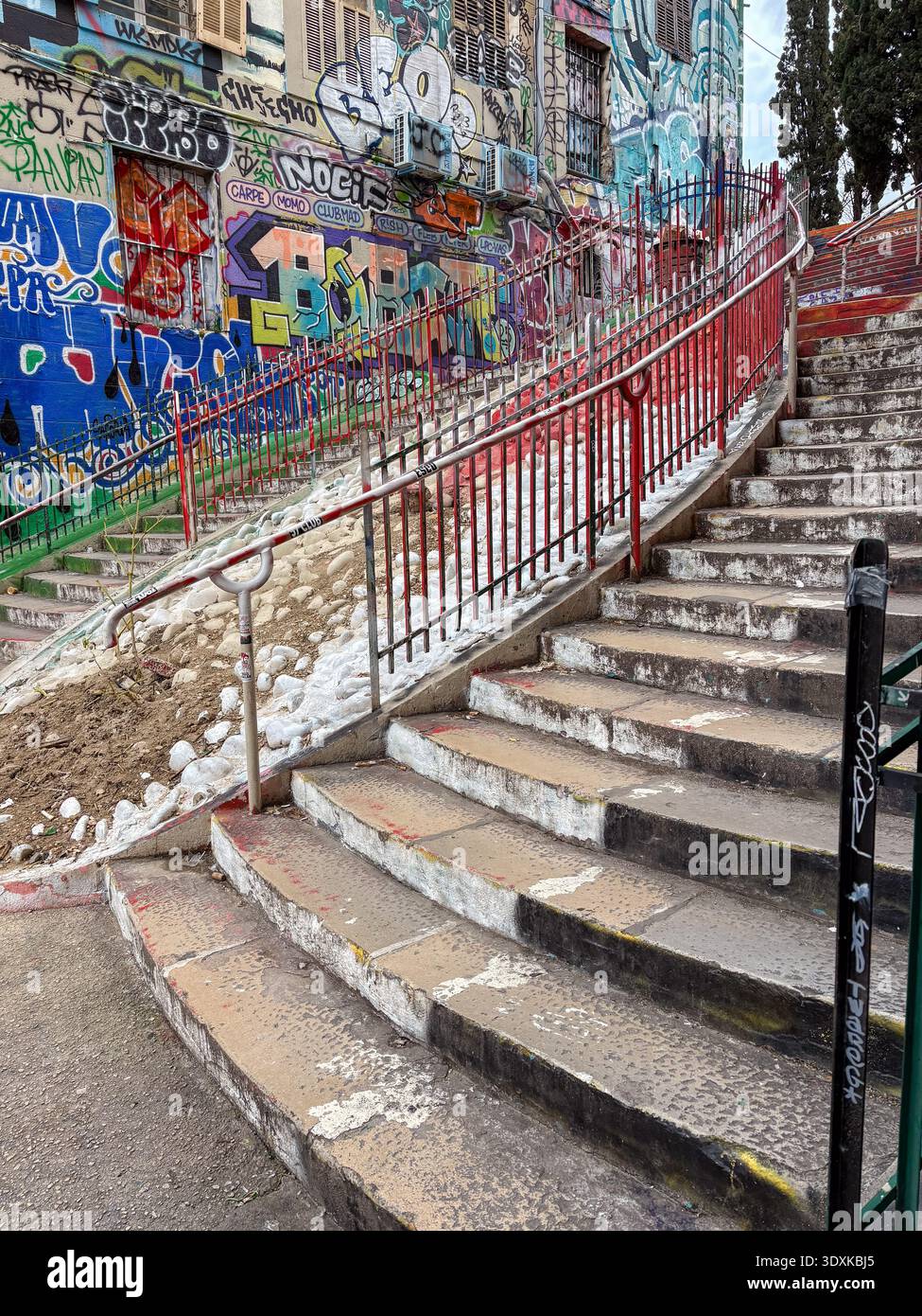 Cours Julien Stairs (Escaliers du Cours Julien), Marseille, France ...
