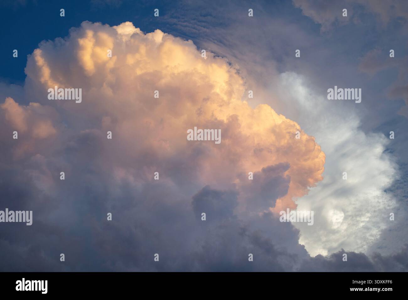 Storm Clouds in Dallas, Texas Stock Photo