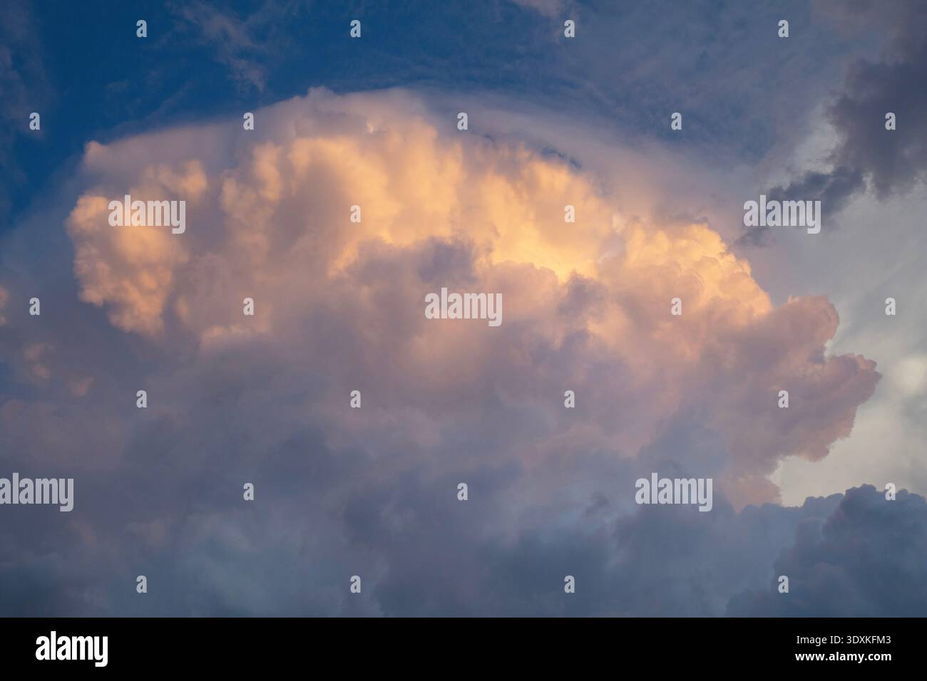 Storm Clouds in Dallas, Texas Stock Photo