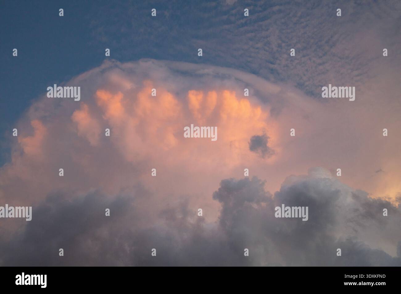 Storm Clouds in Dallas, Texas Stock Photo