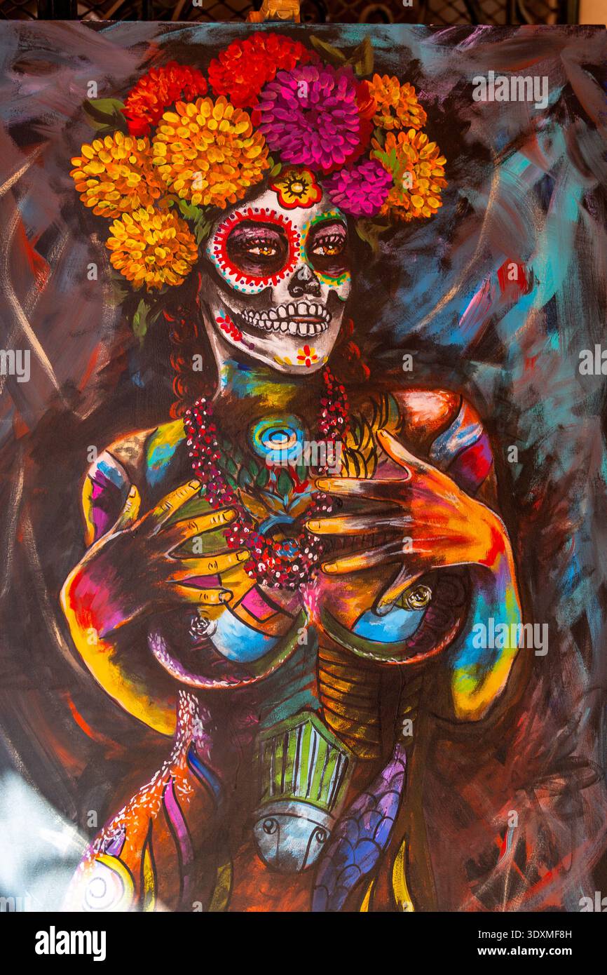 Day of the dead visual culture hi-res stock photography and images - Alamy
