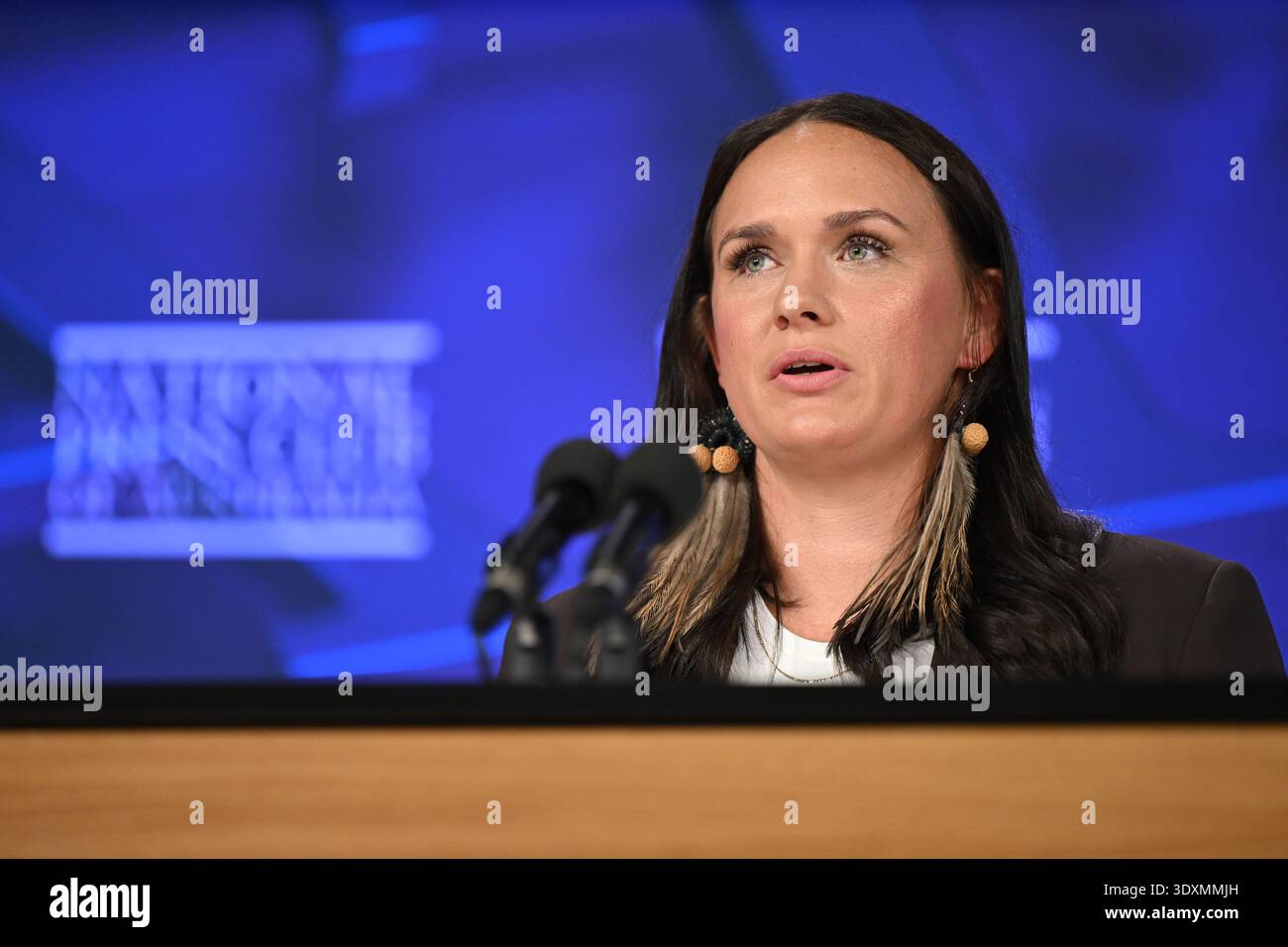 Founder and CEO of non-profit herSELF Tahlia Isaac addresses the ...