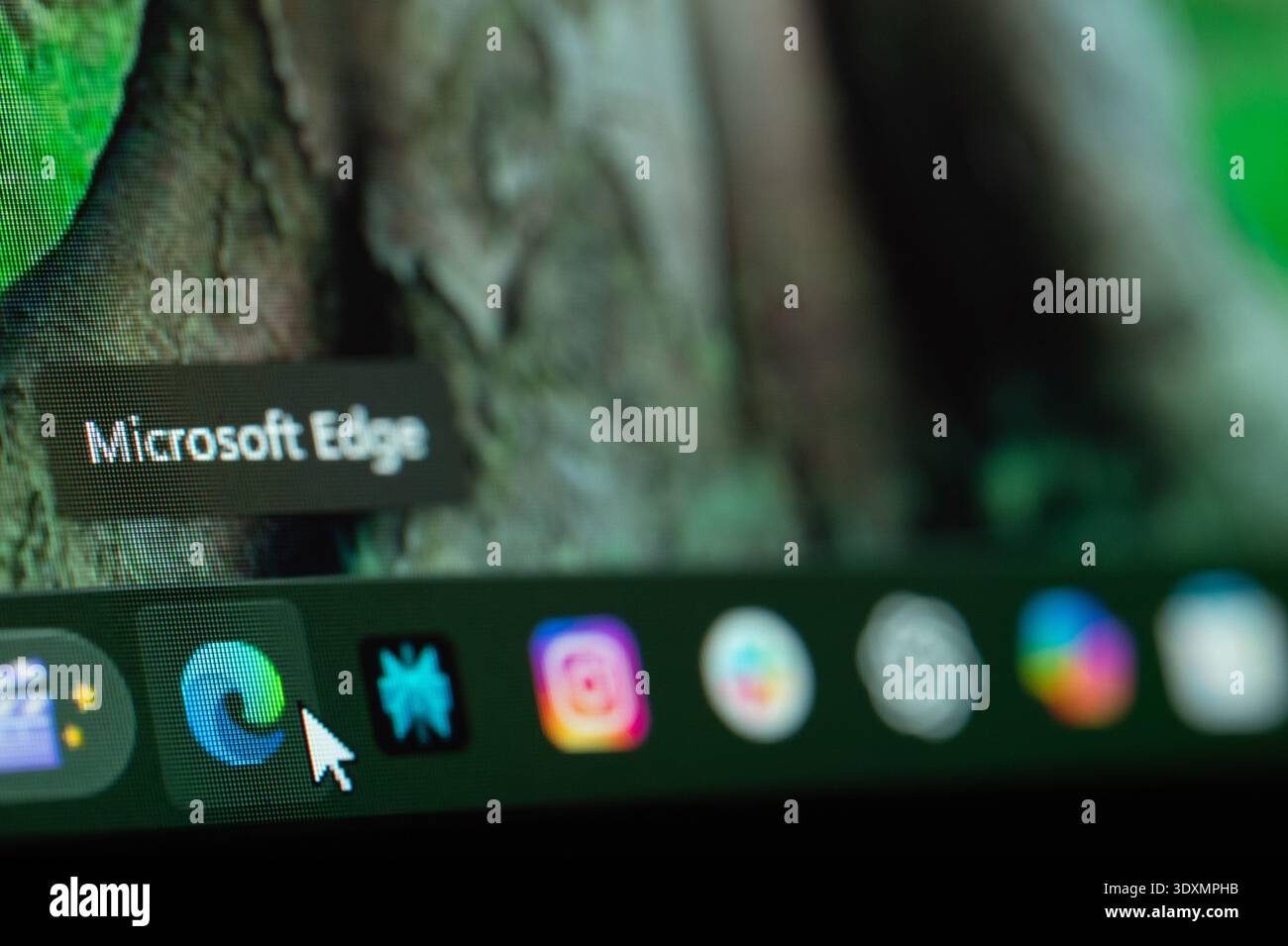 New York, USA - March 3, 2026: Click on Microsoft Edge application icon ...