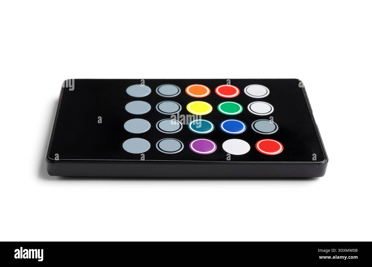 Remote controller for lighting on white background Stock Photo