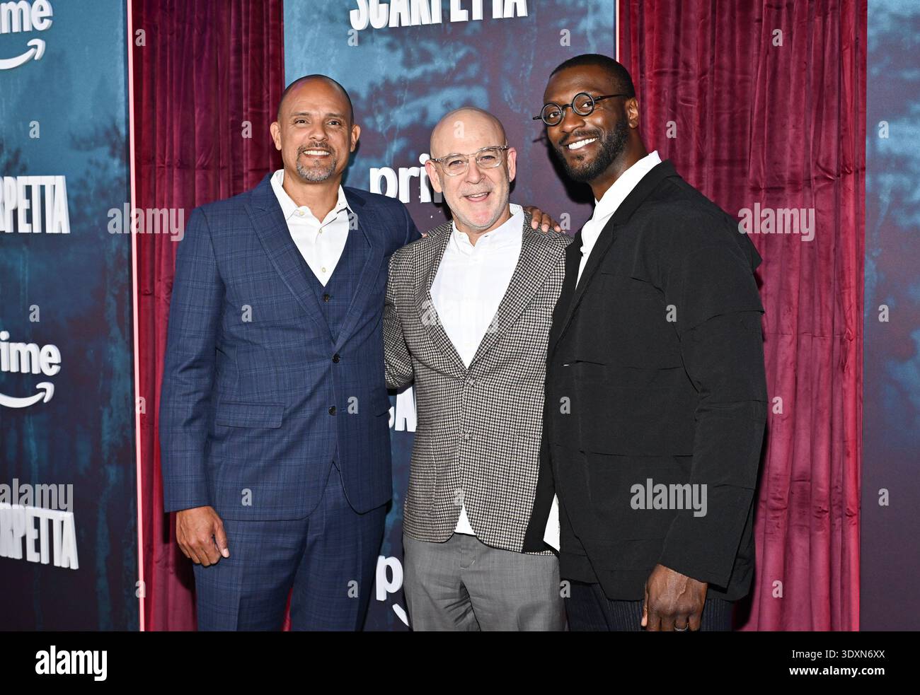 Peter Friedlander Ben Watkins, left, Peter Friedlander and Aldis Hodge attend the ...