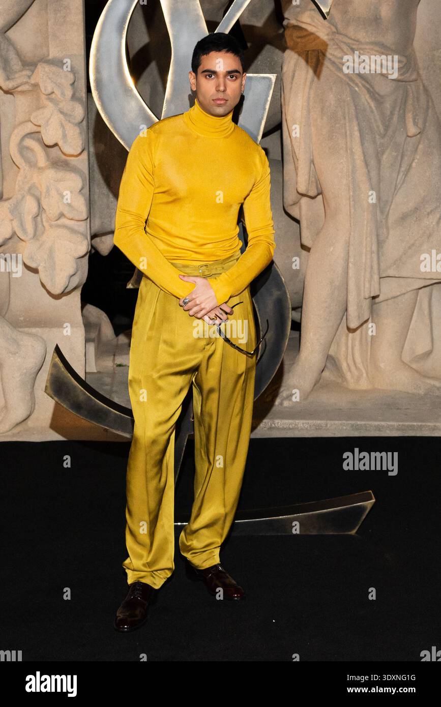 Rish Shah attends the Saint Laurent Womenswear Fall/Winter 2026-2027 ...