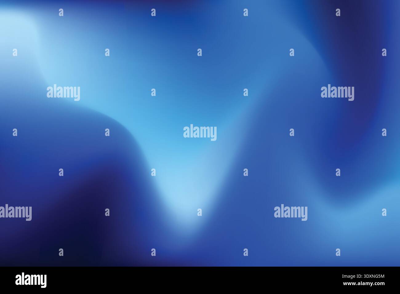 Dynamic blue gradient mesh background. Smooth technology wavy blend backdrop. Abstract flowing dynamic dark blue design for presentations, posters Stock Vector