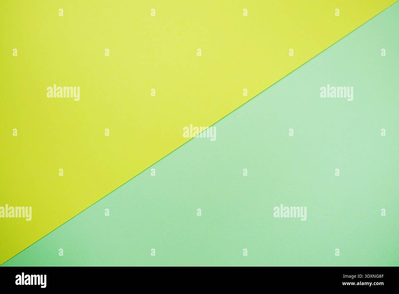 A minimal abstract image featuring intersecting geometric triangles in soft pastel color Stock Photo