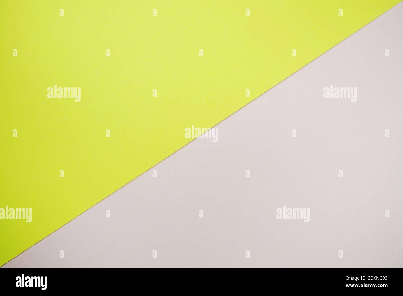 A minimal abstract image featuring intersecting geometric triangles in soft pastel color Stock Photo