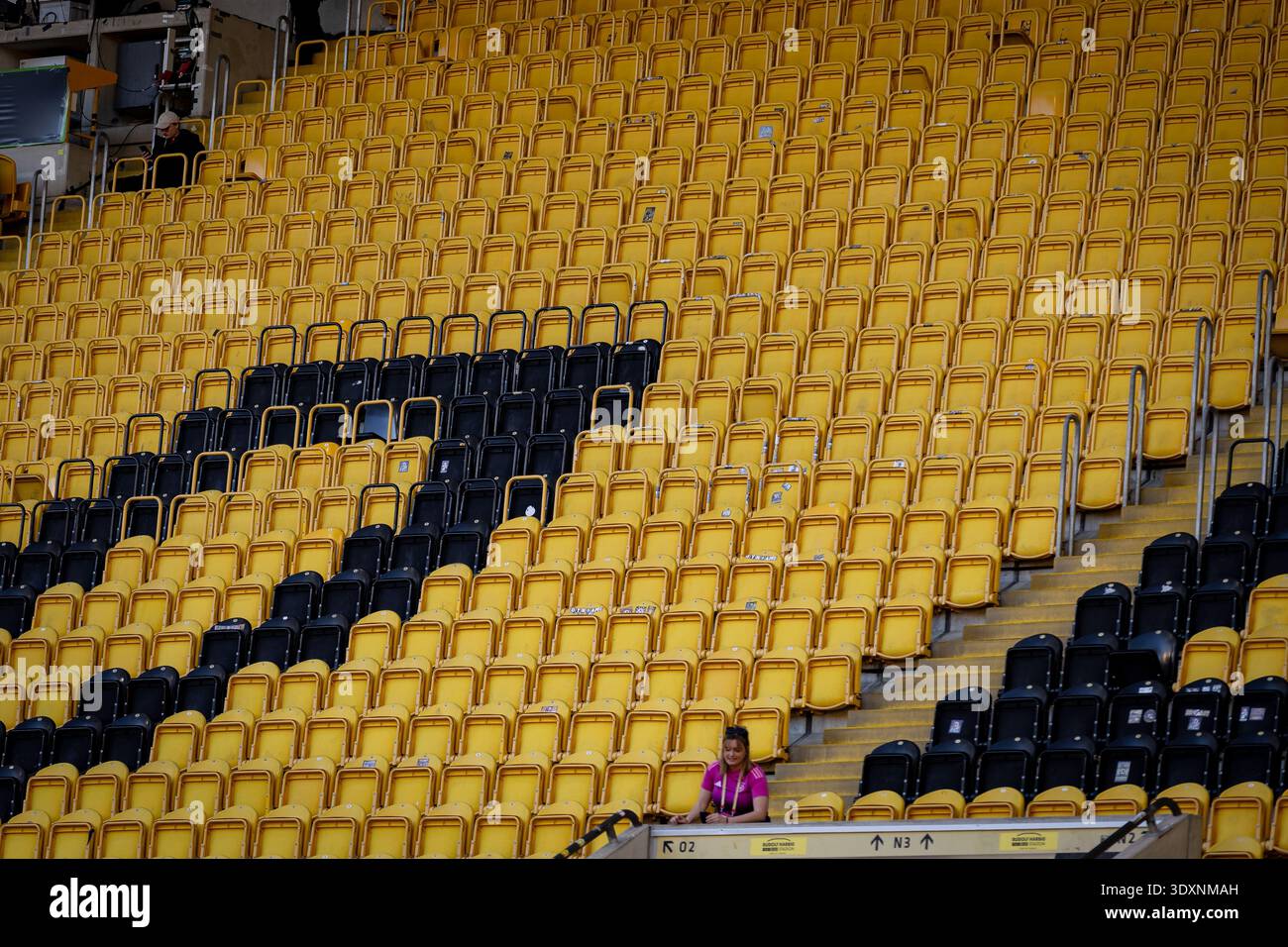 Dresden, Germany. 03rd Mar, 2026. The Rudolf-Harbig Stadion is ready ...