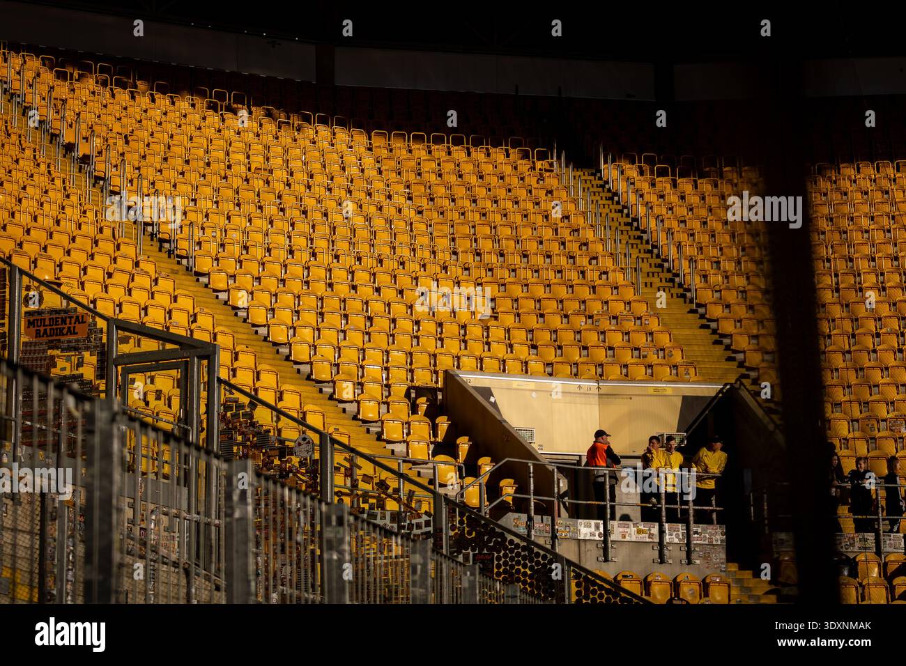 Dresden, Germany. 03rd Mar, 2026. The Rudolf-Harbig Stadion is ready ...