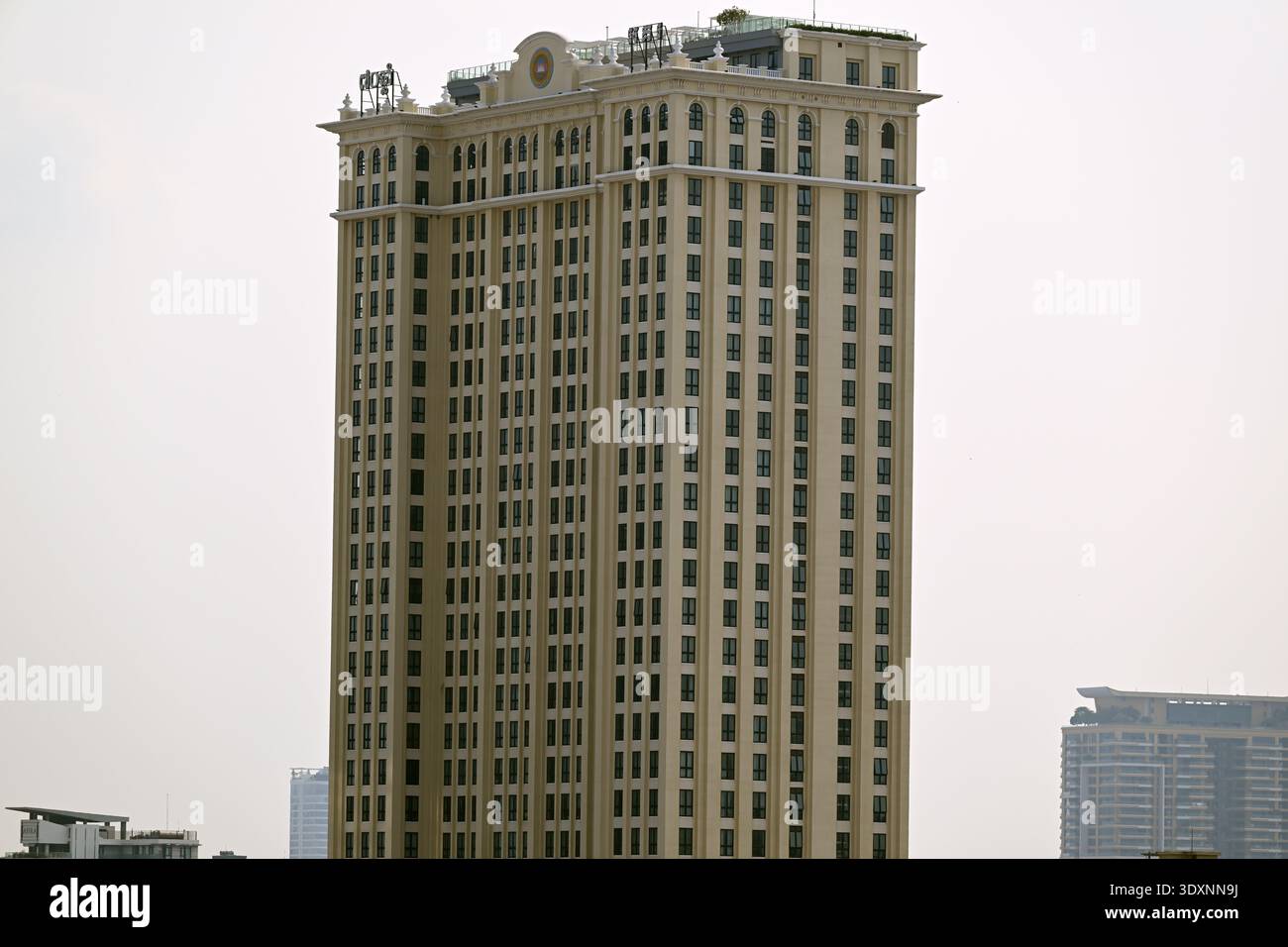 The modern buildings of the Phnom Penh skyline, Cambodia. Stock Photo