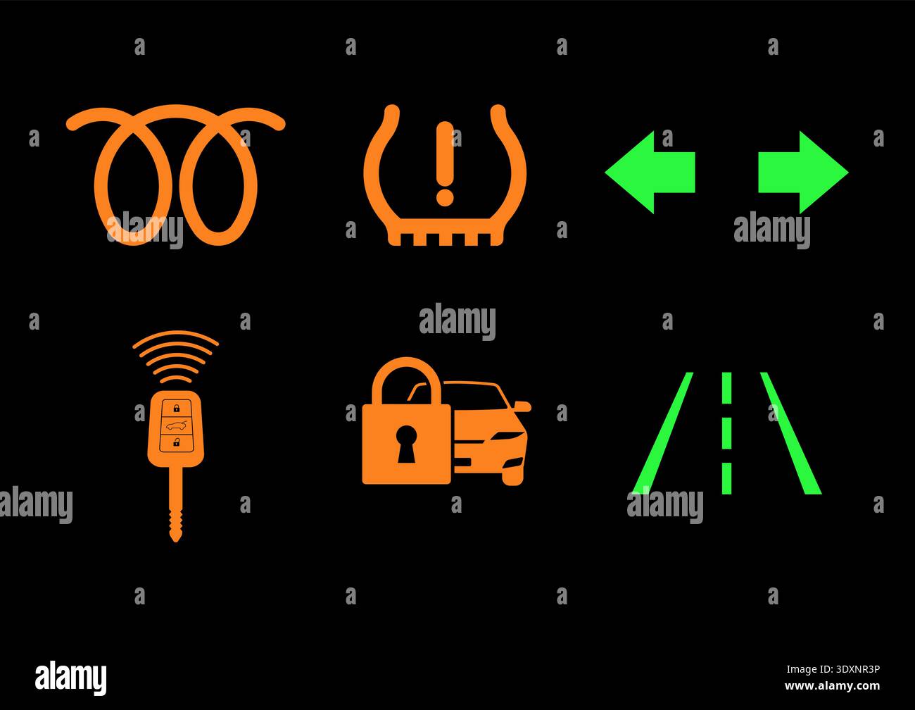 Car Dashboard Icon. Car Panel Icon. Vector Illustration. Stock Vector