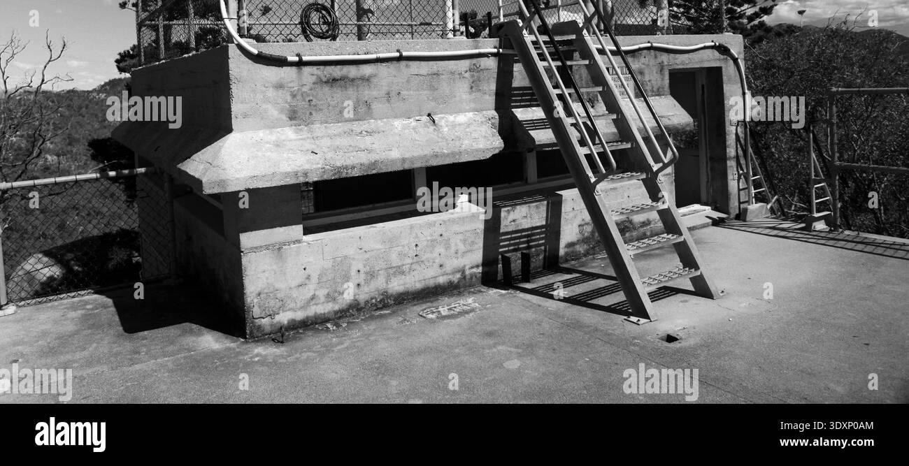 Coastal radar tower Black and White Stock Photos & Images - Alamy