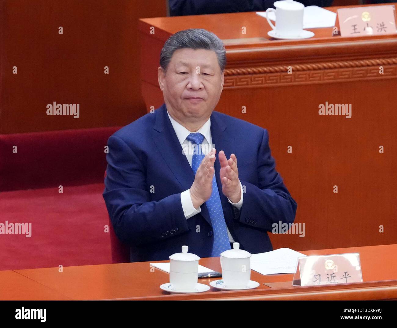 Chinese President Xi Jinping attends the Chinese People's Political ...