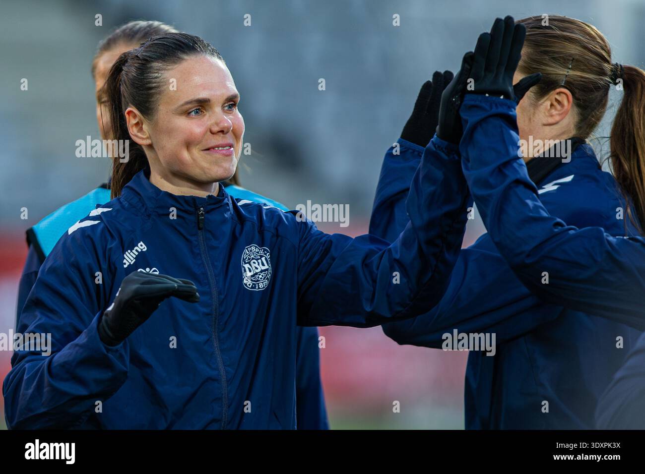 Horsens, Denmark. 03rd Mar, 2026. Simone Boye Sorensen of Denmark seen ...