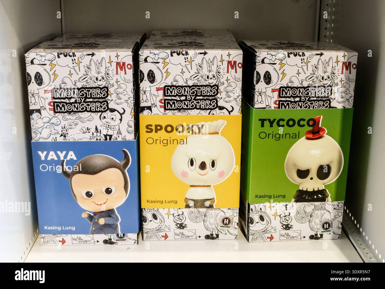 MONSTERS BY MONSTERS BY KASING LUNG 10TH ANNIVERSARY PARIS Stock
