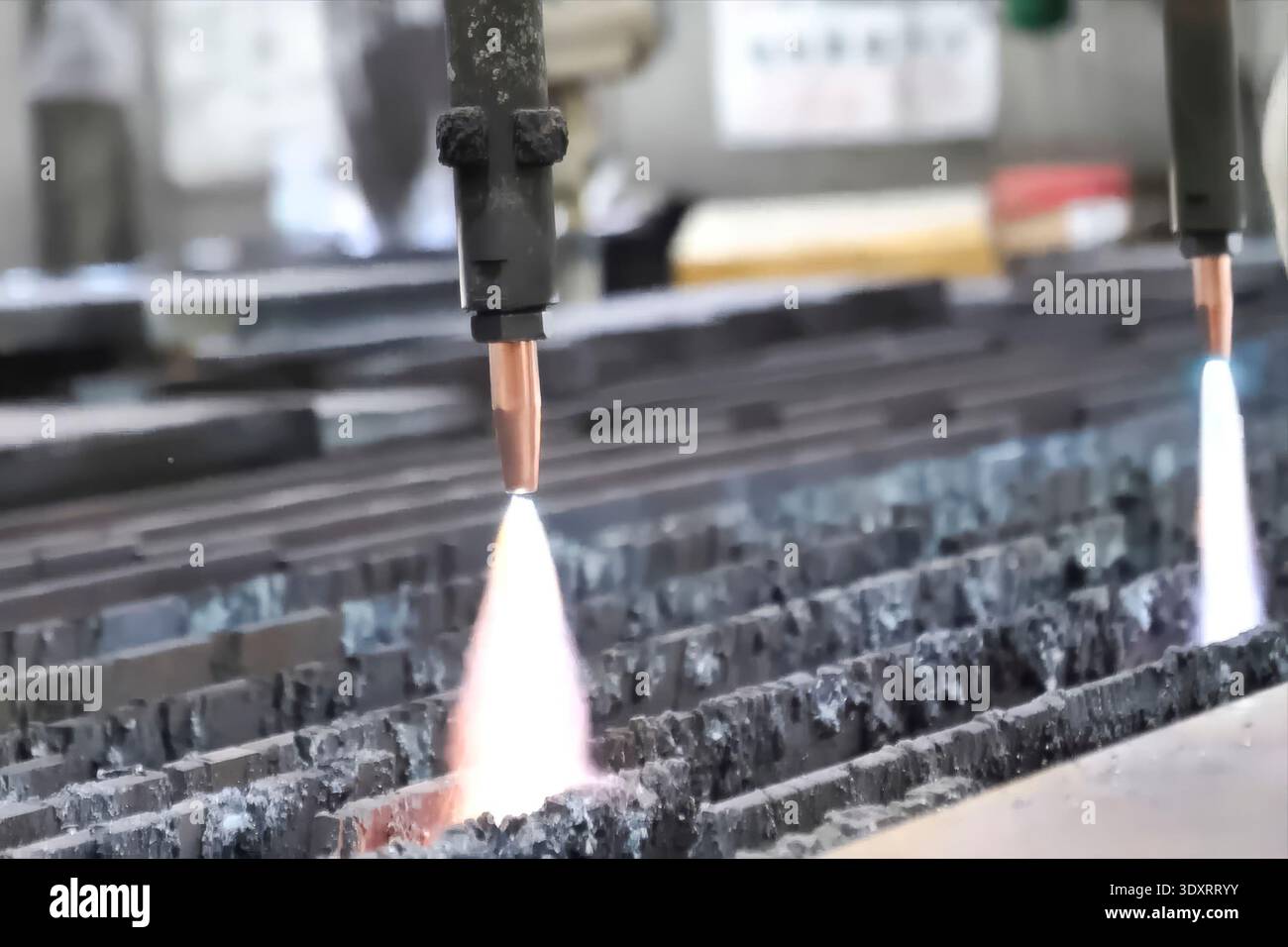 CNC welding machine with water cooling. Stock Photo