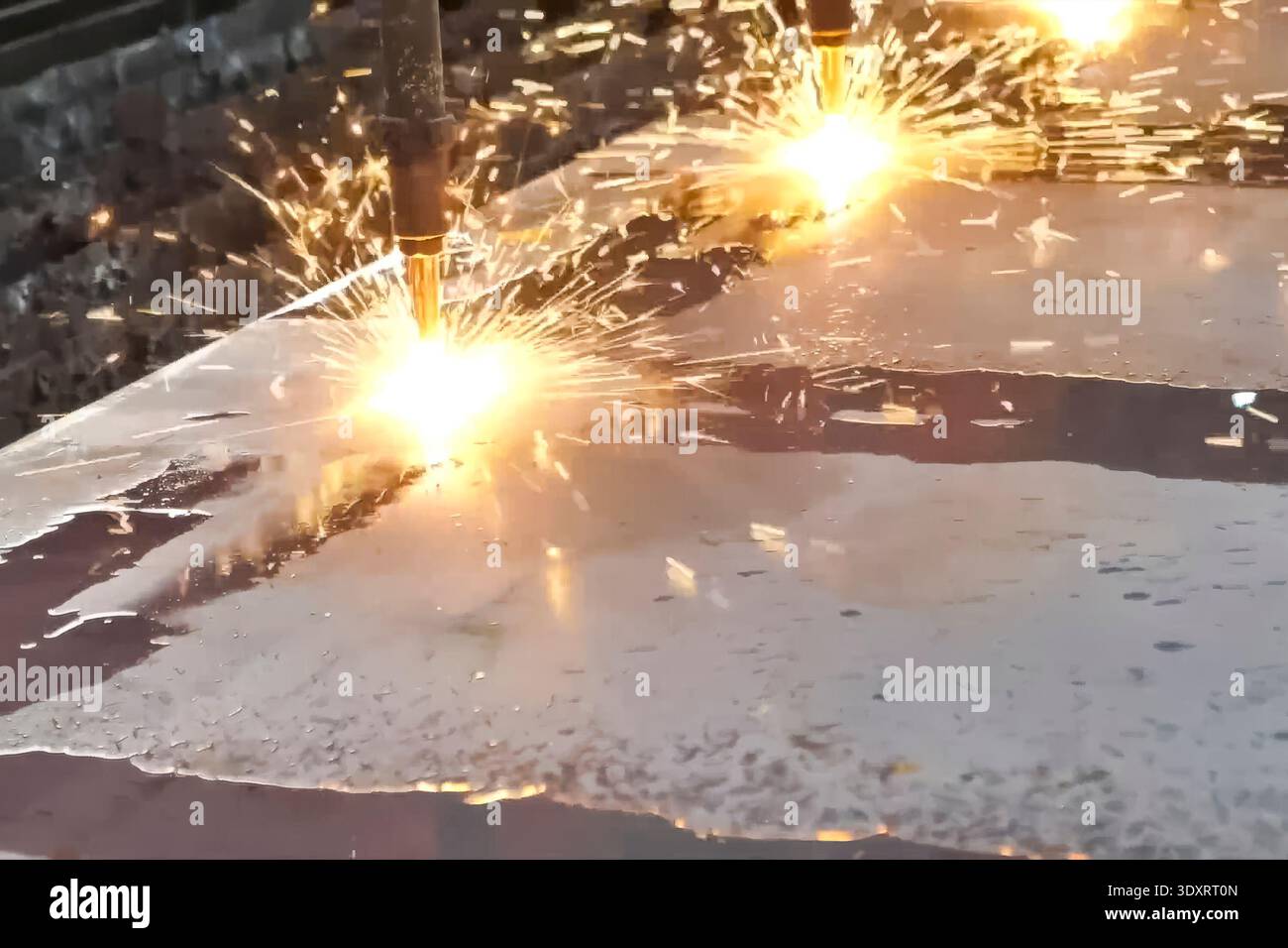 CNC welding machine with water cooling. Stock Photo