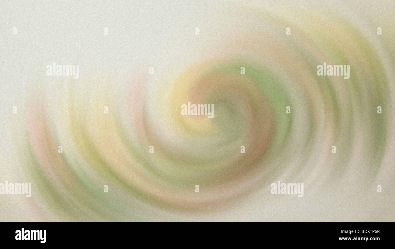 Abstract blurred background with swirling green and white tones creating a sense of movement and fluidity Stock Photo