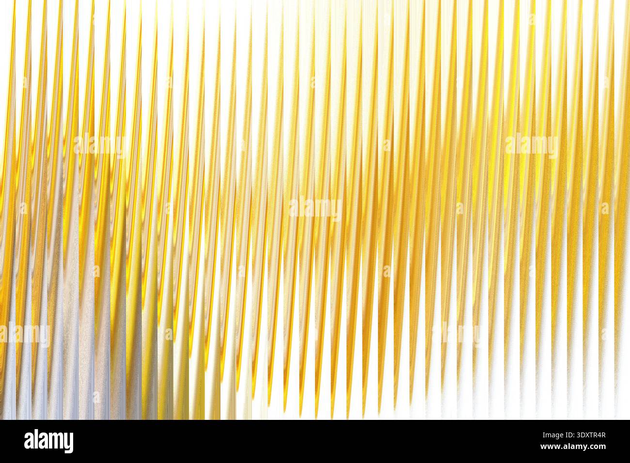 Abstract blurred yellow and white background with soft flowing lines creating a dynamic composition Stock Photo