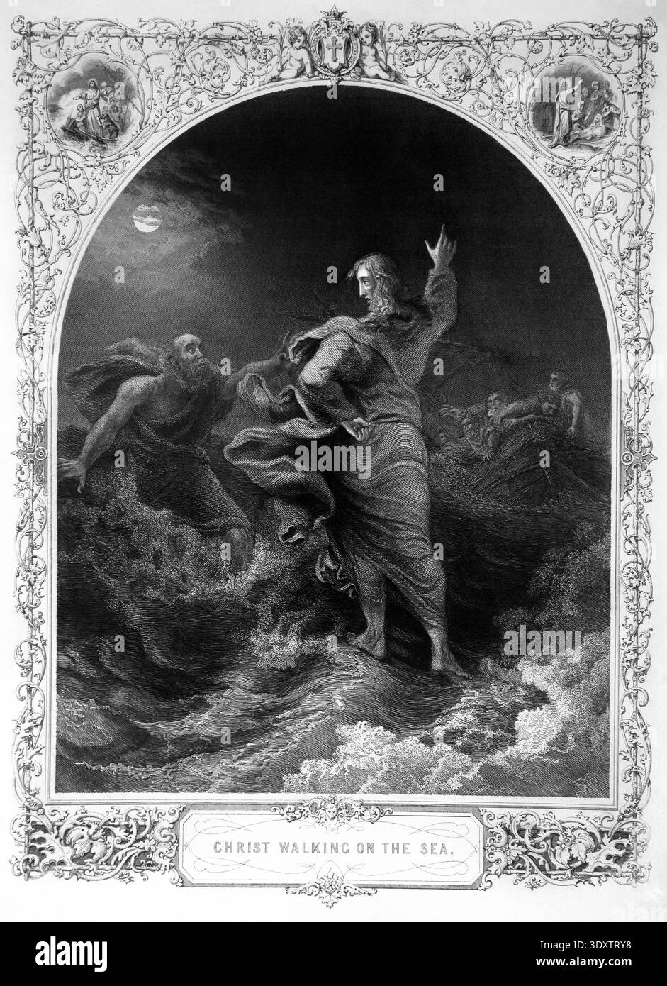 Disoriented Peter illustration of Peter's Faith Failing Him - Apostle Peter got out of ...