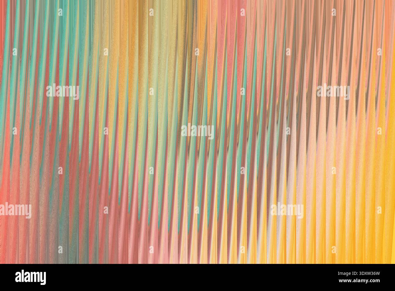 Abstract multicolored blend with soft blurred lines creating a smooth and flowing gradient effect Stock Photo