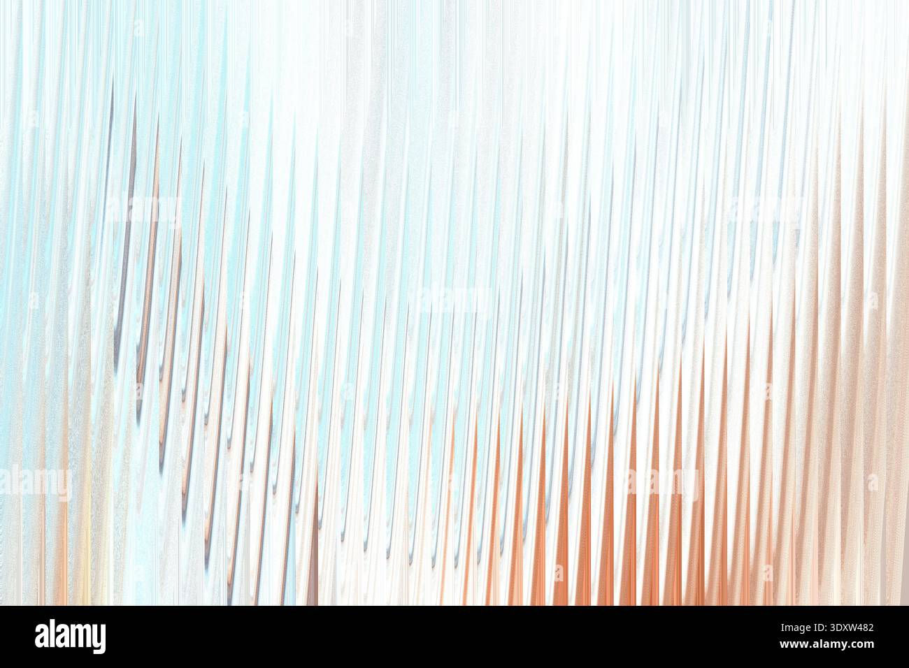 Abstract blurry image featuring a blend of soft pastel colors and blurred vertical lines throughout the image Stock Photo