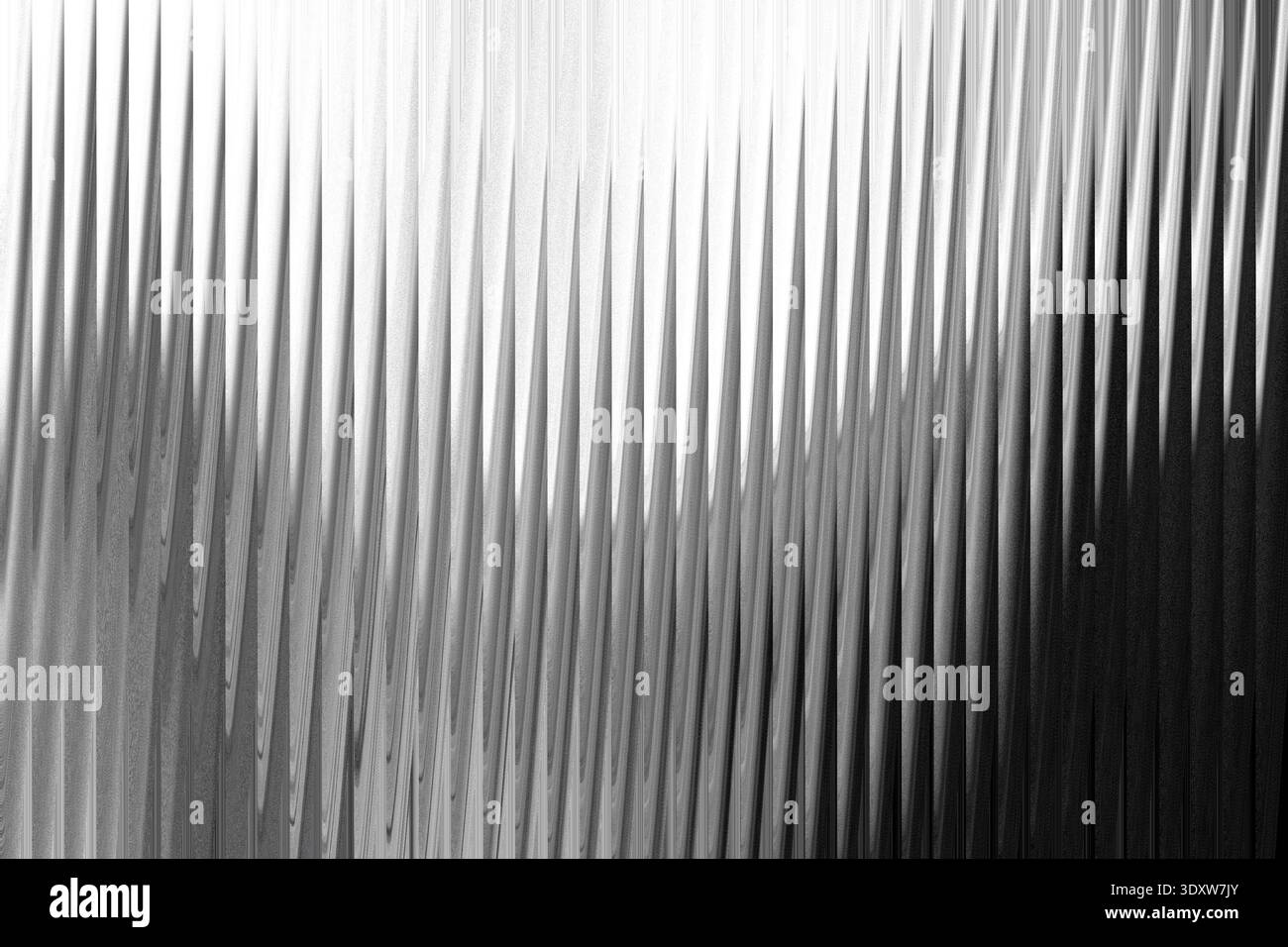 Abstract grayscale image featuring blurred vertical lines and soft gradient transitions in monochrome Stock Photo