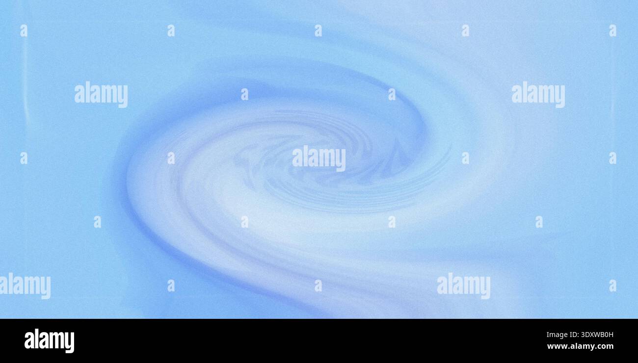 An abstract visual dominated by shades of blue, featuring a prominent ...