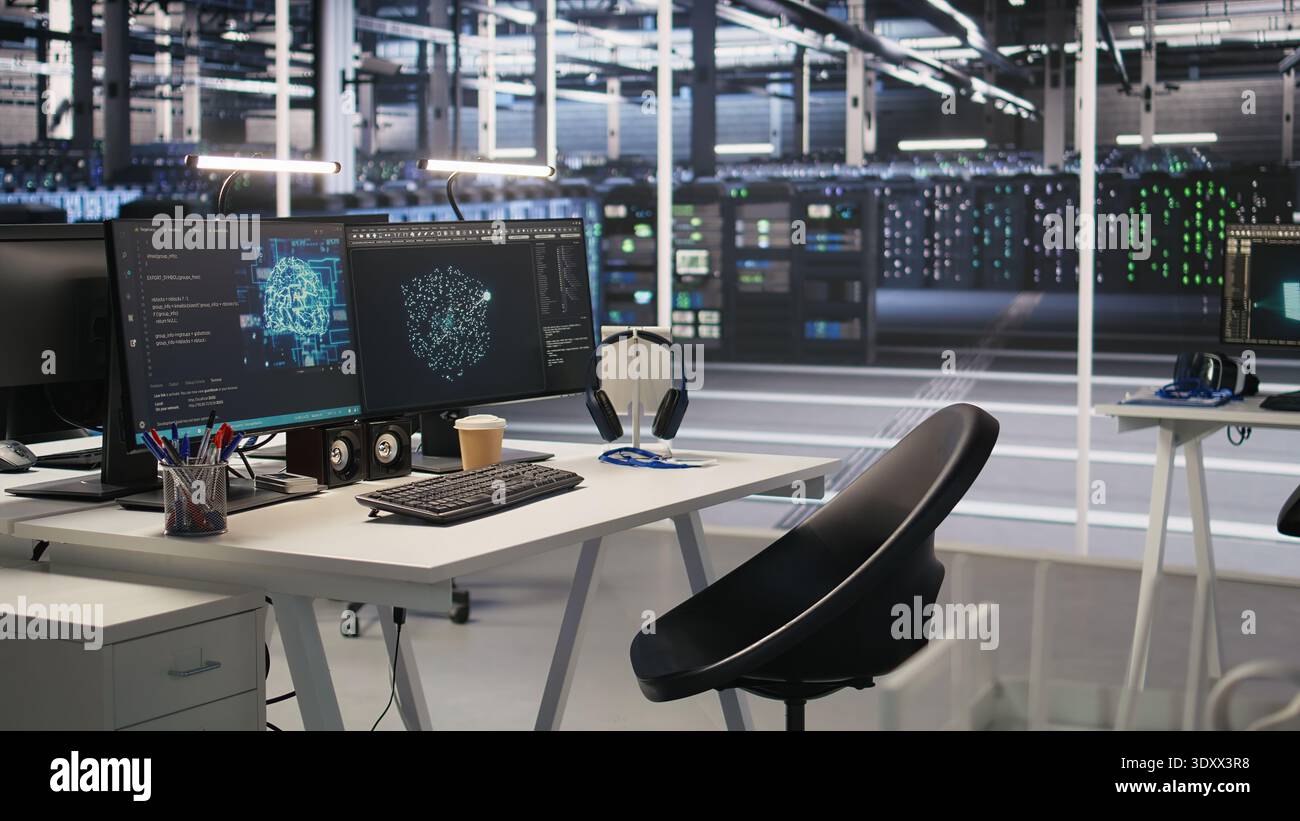 Data center workstation equipped with machine learning software ...