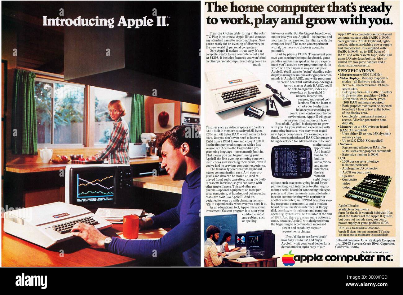 Computer 1970s ad hi-res stock photography and images - Alamy