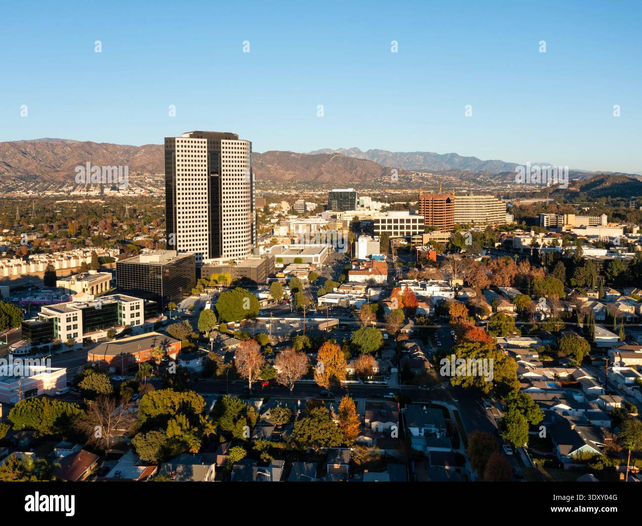 Burbank şehri manzarası