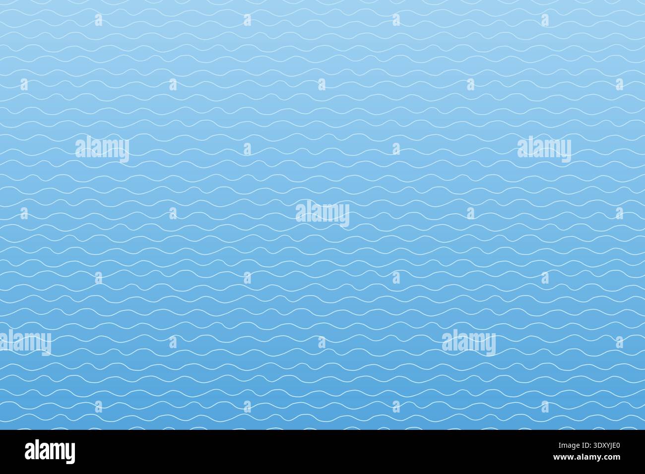 Blue Gradient Wavy Line Pattern Background Stock Vector