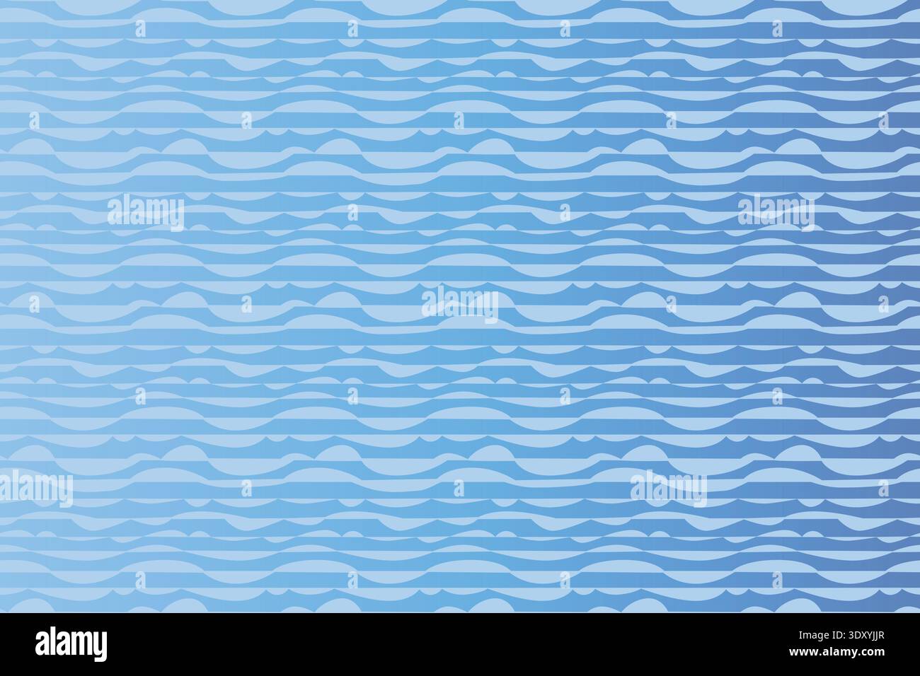 Blue Teal Gradient Wave Pattern Background Stock Vector