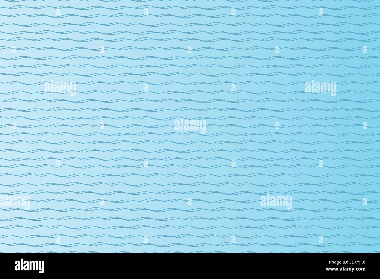 Blue Gradient Wave Line Pattern Background Stock Vector