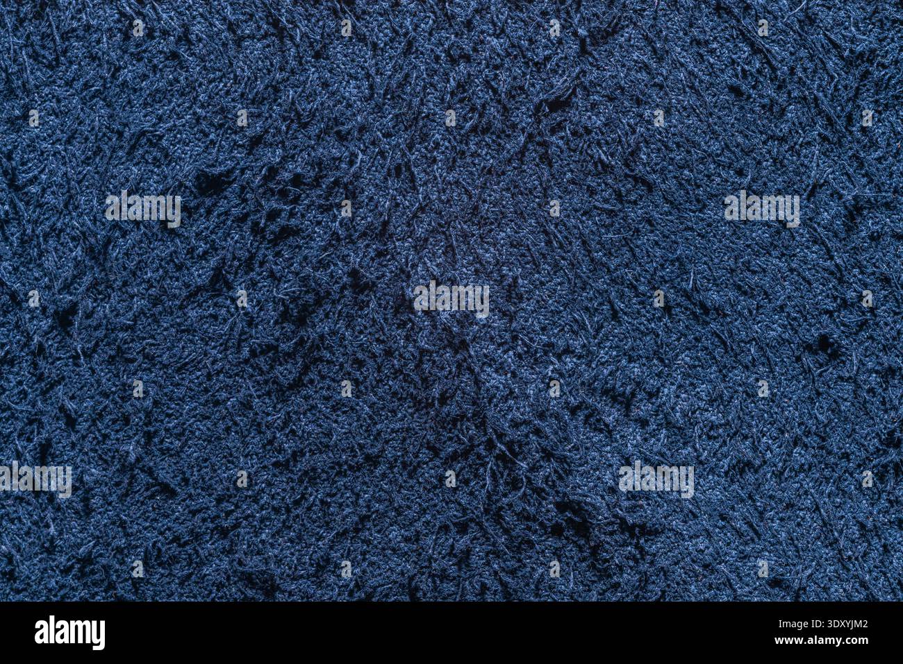 blue suede texture closeup detailed background Stock Photo